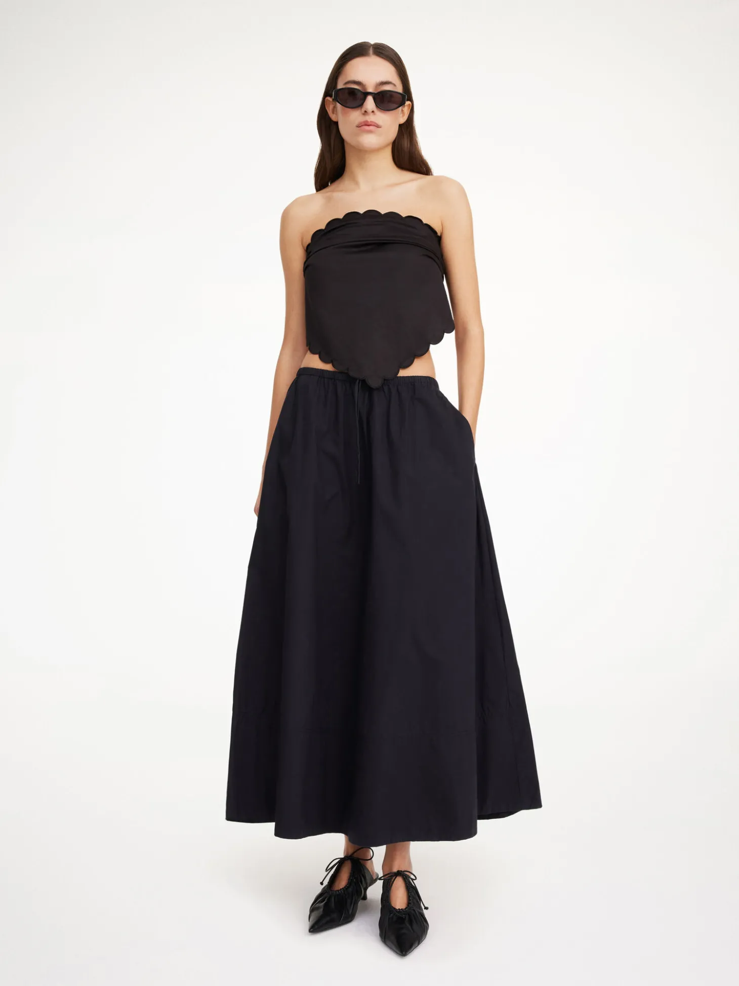 Best By Malene Birger Pheobes maxinederdel Black
