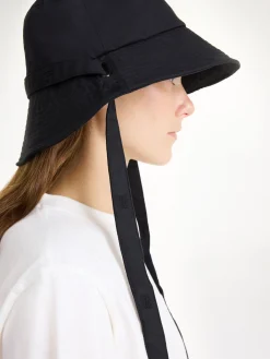 Clearance By Malene Birger Piova bomuldshat Black