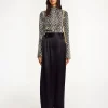Best By Malene Birger Piscali bukser med brede ben Black