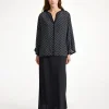 Hot By Malene Birger Plazzo bluse Monolined050