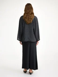 Hot By Malene Birger Plazzo bluse Monolined050