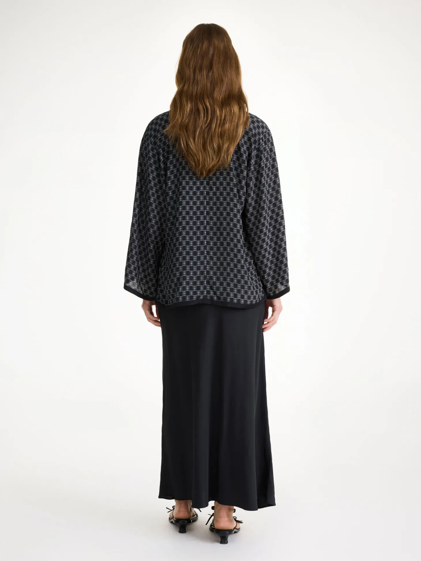 Hot By Malene Birger Plazzo bluse Monolined050