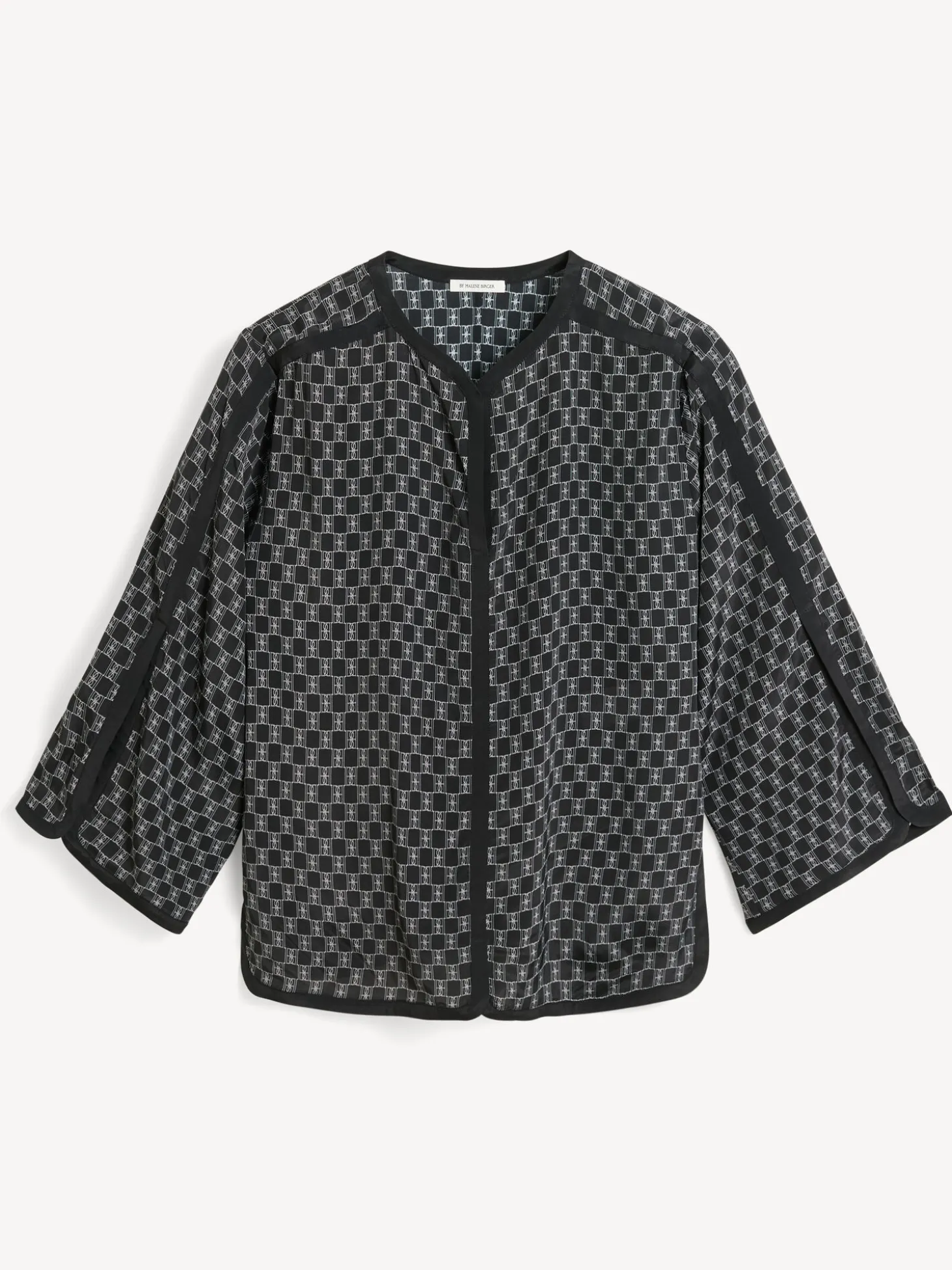 Hot By Malene Birger Plazzo bluse Monolined050