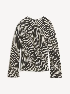 Discount By Malene Birger Pricilla top Zebra