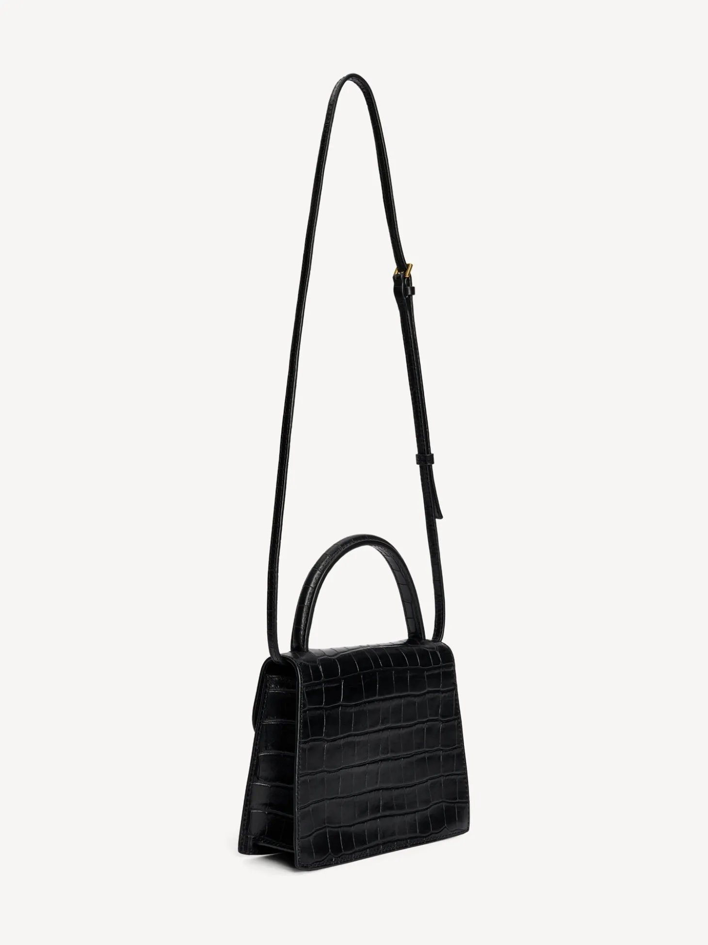 Hot By Malene Birger Ramil skuldertaske i læder Black