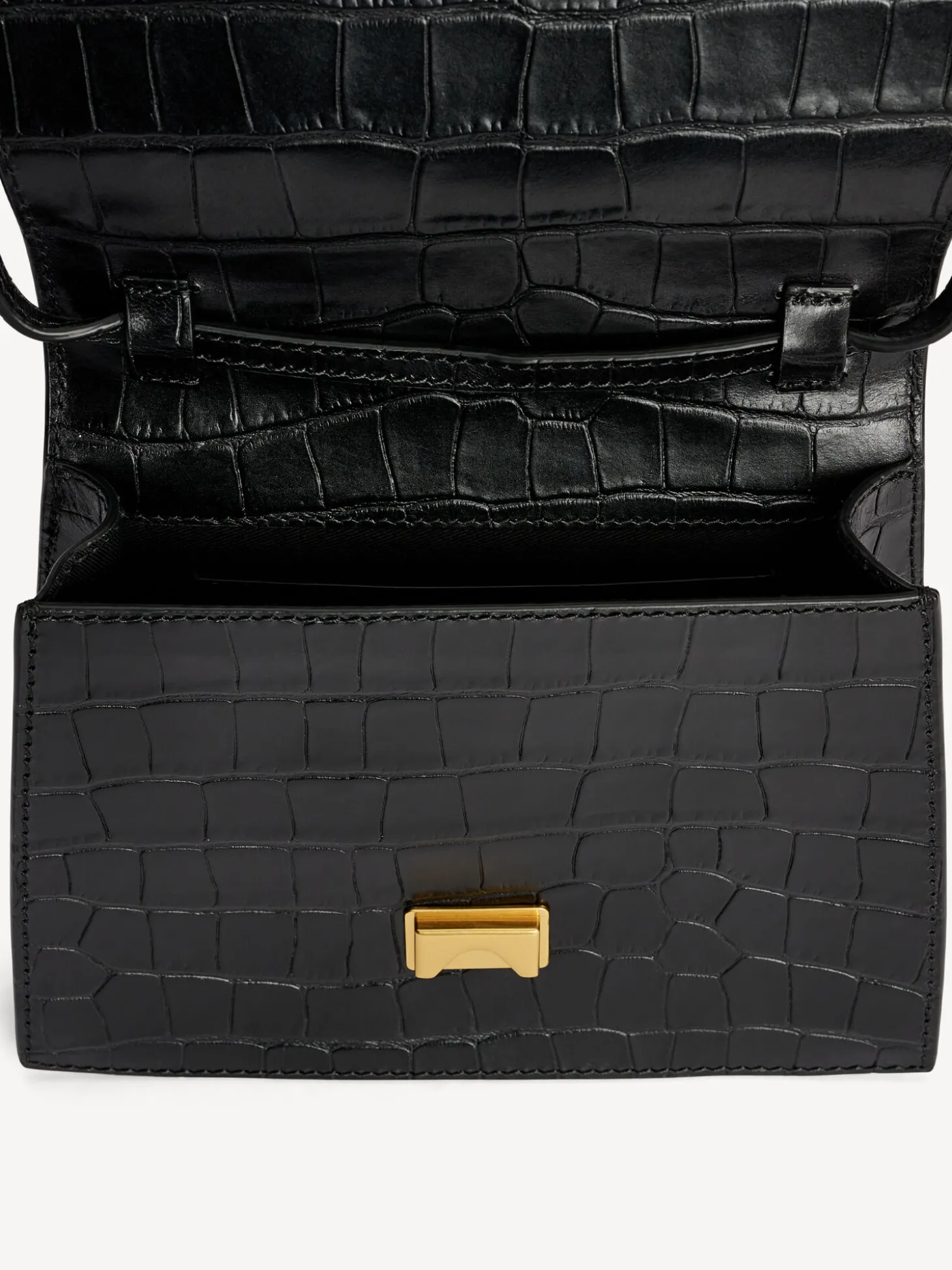 Hot By Malene Birger Ramil skuldertaske i læder Black