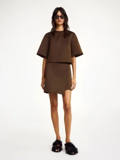 Sale By Malene Birger Raye mininederdel DarkMahogany