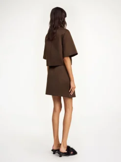 Sale By Malene Birger Raye mininederdel DarkMahogany