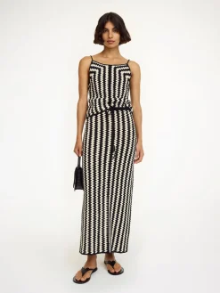 New By Malene Birger Raze nederdel CrochetBlack&White