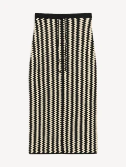 New By Malene Birger Raze nederdel CrochetBlack&White