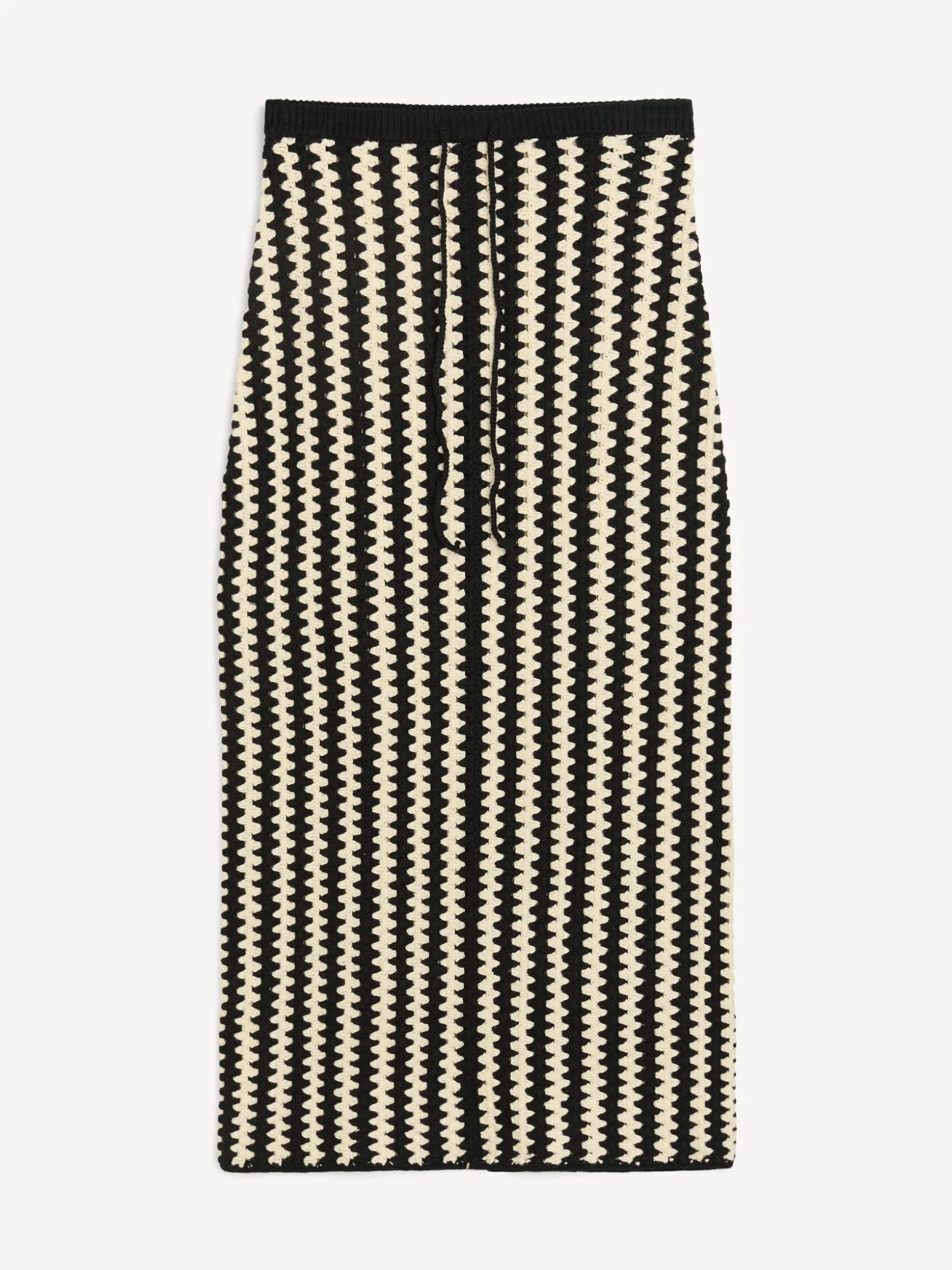 New By Malene Birger Raze nederdel CrochetBlack&White