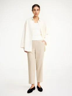 Best By Malene Birger Remi bukser BeigeMelange