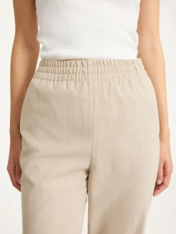 Best By Malene Birger Remi bukser BeigeMelange