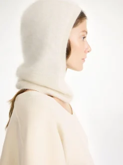 Outlet By Malene Birger Renima balaklava i kashmir OysterGray
