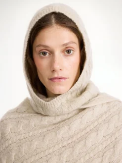 Best By Malene Birger Renima balaklava i uld OysterGray