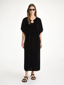 New By Malene Birger Rosae maxikjole Black