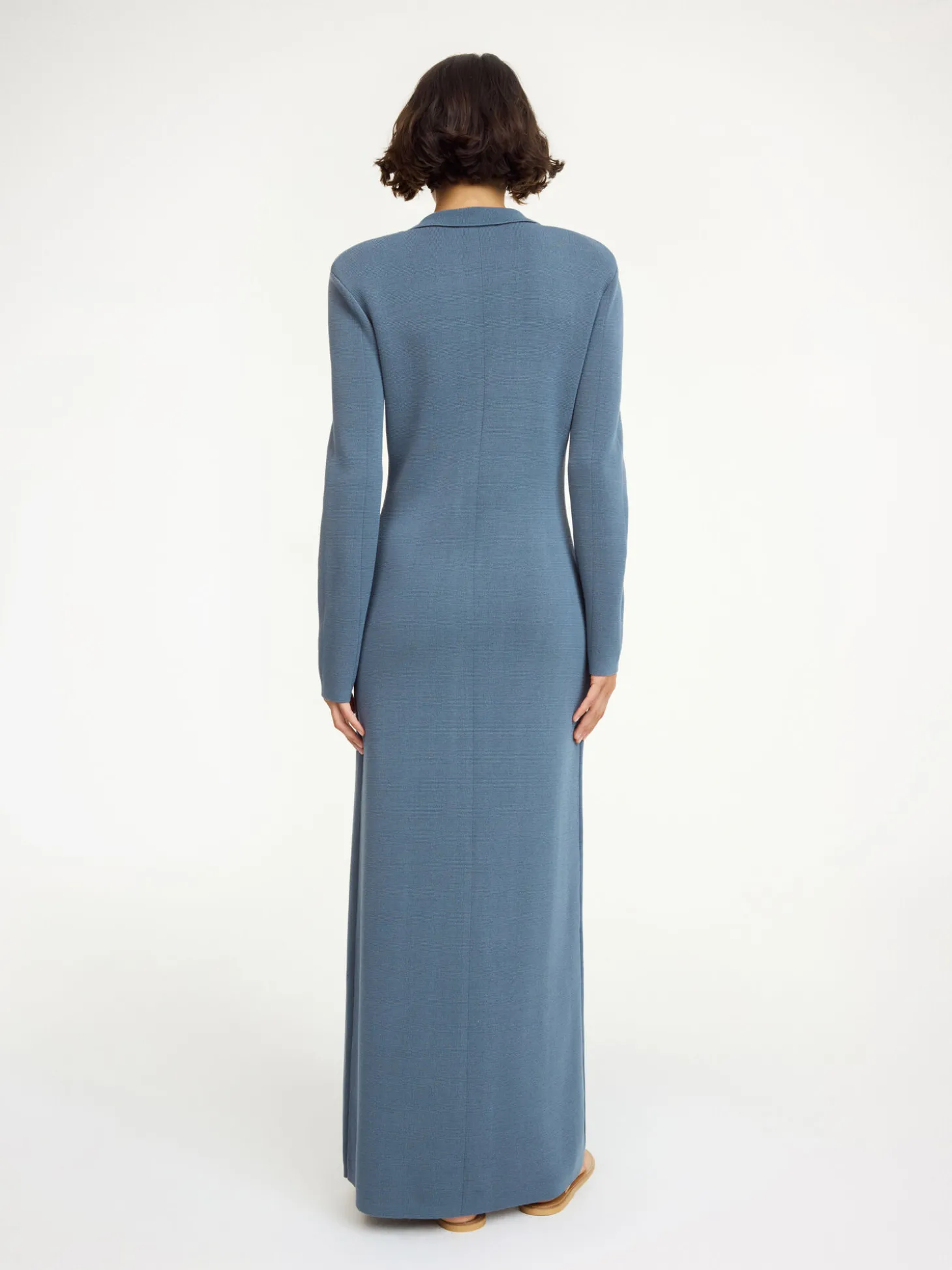 New By Malene Birger Rosie maxikjole Grisaille
