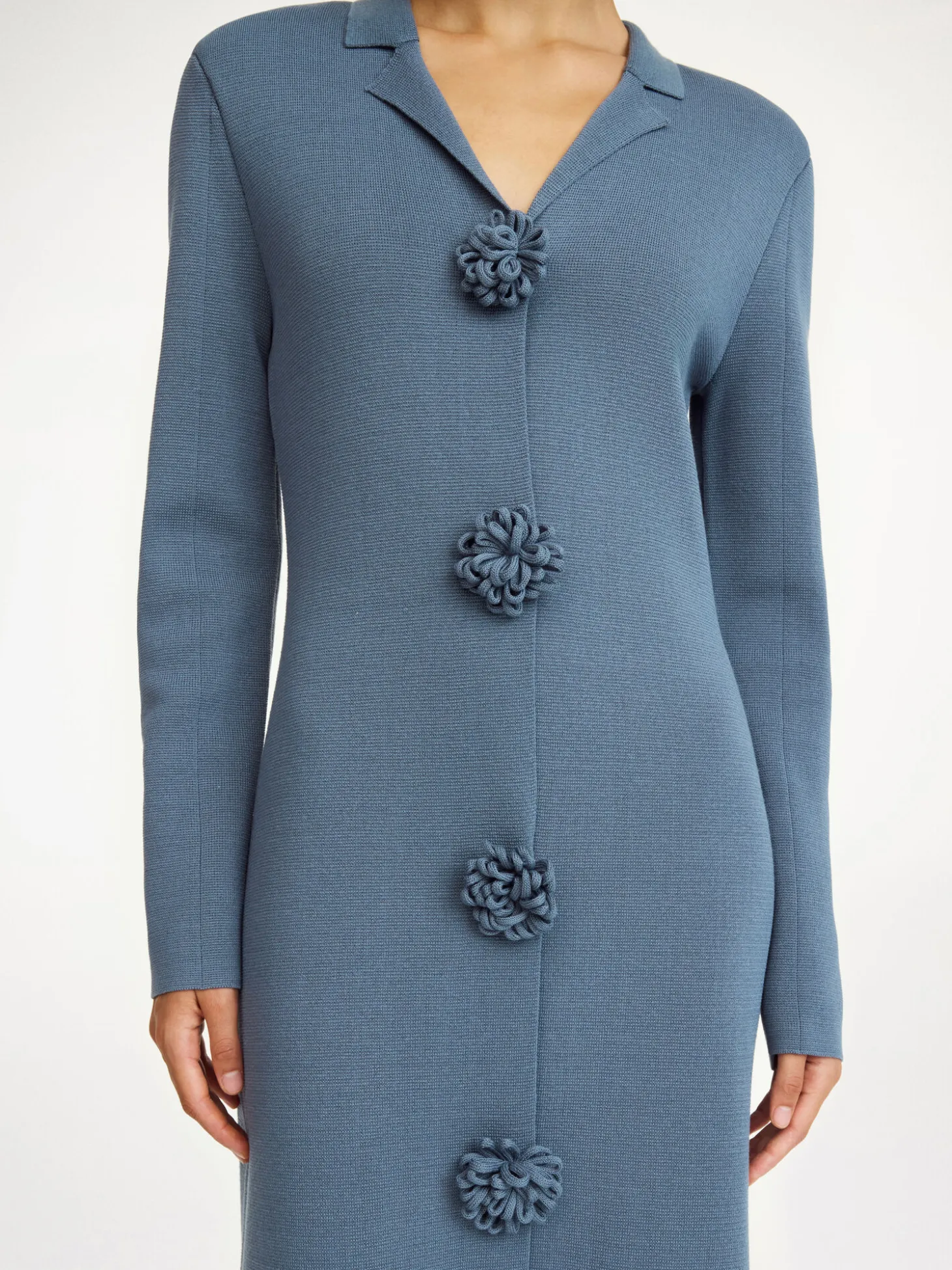New By Malene Birger Rosie maxikjole Grisaille