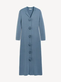 New By Malene Birger Rosie maxikjole Grisaille