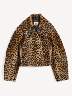 Sale By Malene Birger Rowani lammeskindsjakke Leopard