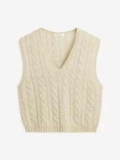 Online By Malene Birger Simea vest OysterGray