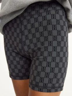 Sale By Malene Birger Siola tr&aelig;ningsshorts MonogramBlack&Grey