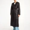 Clearance By Malene Birger Sirrena frakke i l&aelig;der Black