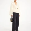 Clearance By Malene Birger Tinley cardigan i uldblanding SoftWhite