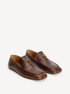 New By Malene Birger Tresina loafers i læder Bison
