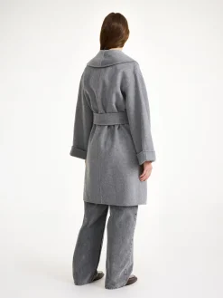 Best By Malene Birger Trullas uldfrakke GreyMelange