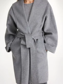 Best By Malene Birger Trullas uldfrakke GreyMelange