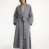 Fashion By Malene Birger Trullem uldfrakke GreyMelange