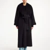 New By Malene Birger Trullem uldfrakke Black
