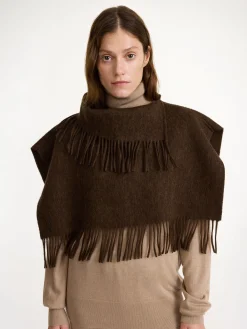Best By Malene Birger Turtla halsedisse i uld Shitake