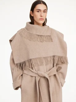 Clearance By Malene Birger Turtla halsedisse i uld GreyBrownMelange