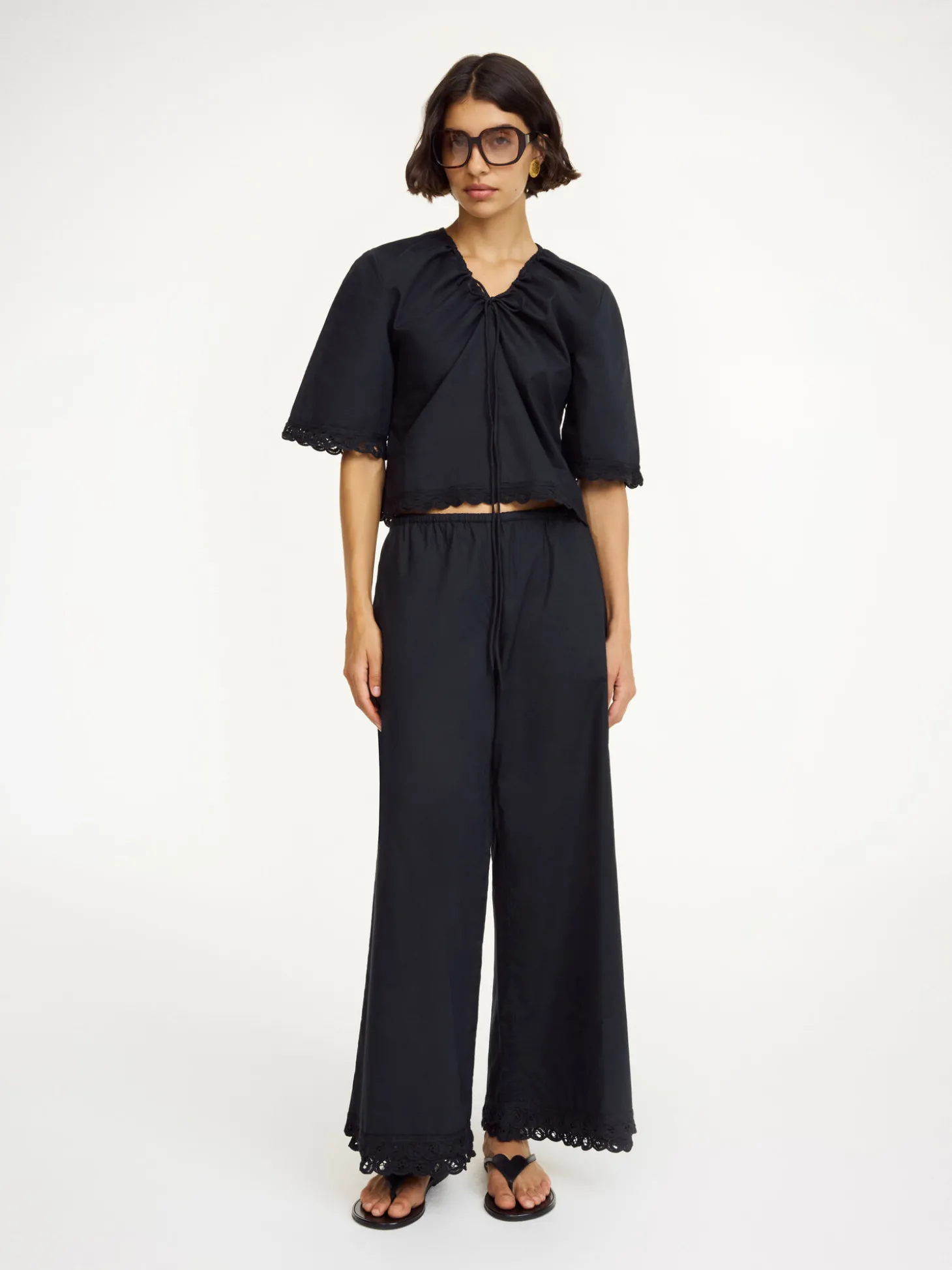 Fashion By Malene Birger Ulrikke top Black