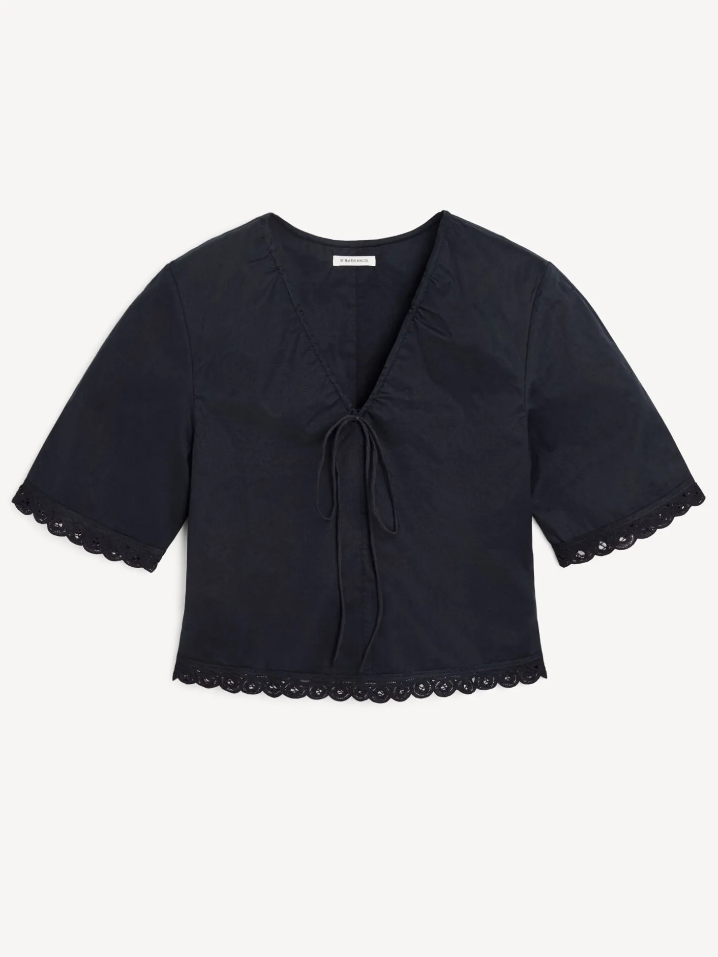 Fashion By Malene Birger Ulrikke top Black