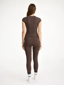 New By Malene Birger Venazia tr&aelig;ningstop DarkMahogany