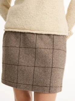 Hot By Malene Birger Vestlinge mininederdel Autumncheck