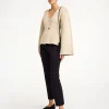 Fashion By Malene Birger Vilea cropped bukser Black