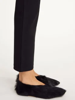 Fashion By Malene Birger Vilea cropped bukser Black