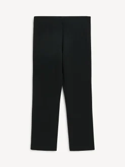 Fashion By Malene Birger Vilea cropped bukser Black