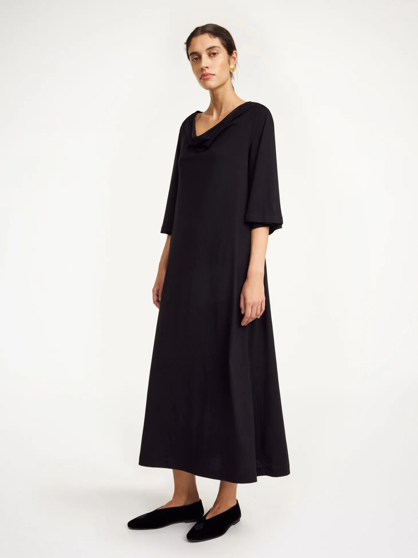 Online By Malene Birger Yalia maxikjole Black