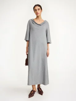 Sale By Malene Birger Yalia maxikjole GreyMelange