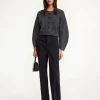 Clearance By Malene Birger Zharea cardigan i uldblanding GreyMelange