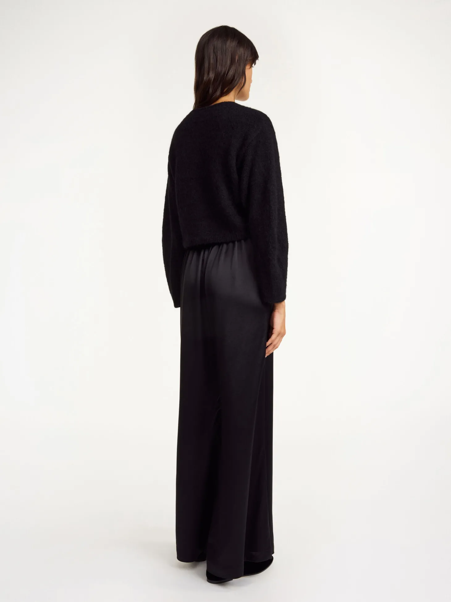 Fashion By Malene Birger Zharea cardigan i uldblanding Black