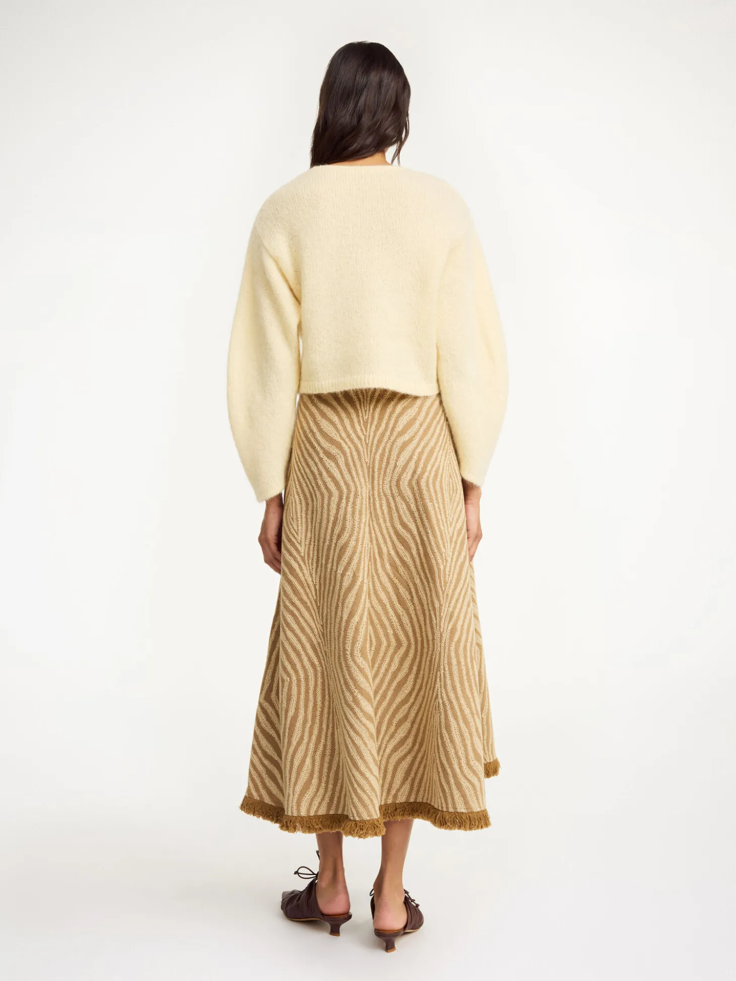 Sale By Malene Birger Zharea cardigan i uldblanding SeaMist