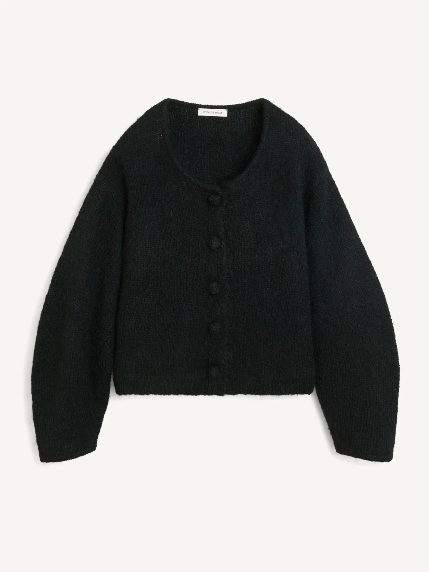 Fashion By Malene Birger Zharea cardigan i uldblanding Black