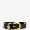 Clearance By Malene Birger Zoilo l&aelig;derb&aelig;lte Black