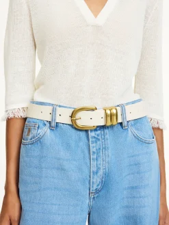 Discount By Malene Birger Zoira l&aelig;derb&aelig;lte SoftWhite